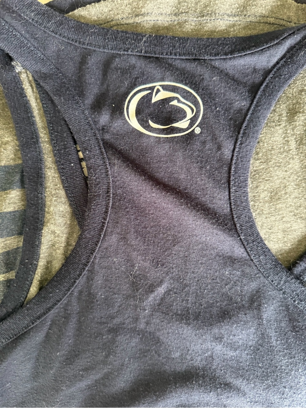Penn State Women's Gray & Navy Tank Top - Picture 3 of 3